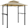 Uplion Outdoor Grill Gazebo with Vented Top, Waterproof BBQ Gazebo for Patio and Backyard