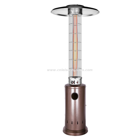 Luxury Outdoor Standing Gas Heater Glass Tube Garden Heater Durable Patio Heater
