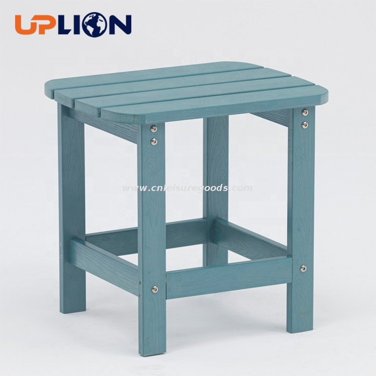 Uplion Garden Patio Modern Plastic Wood Small Corner Side Table