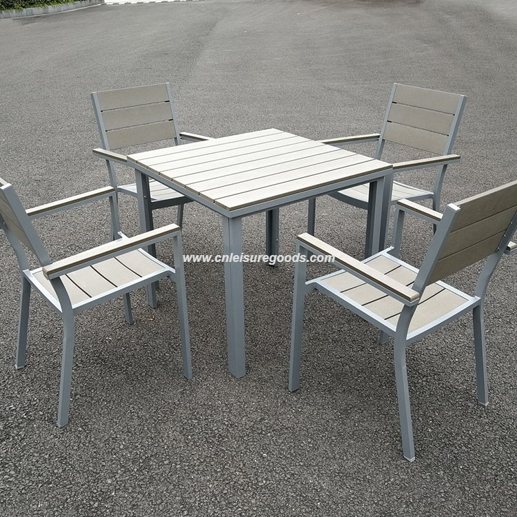 Uplion Wood Plastic Composite Outdoor Plastic Wood Furniture