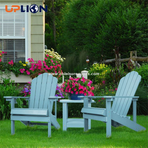 Uplion Kd Weather Resistant Chair With Cup Holder Patio Lawn Garden Backyard Plastic Adirondack Chair