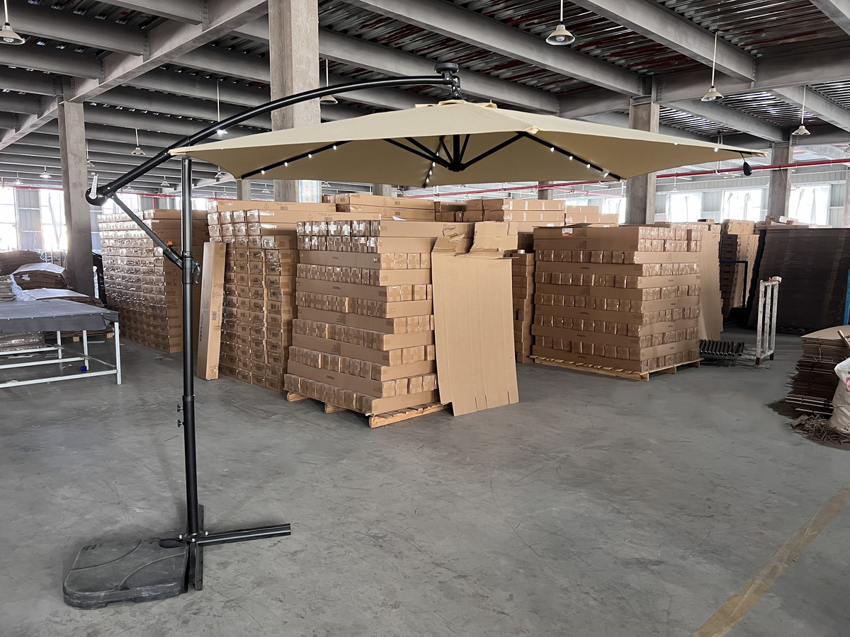 Outdoor umbrella factory and office