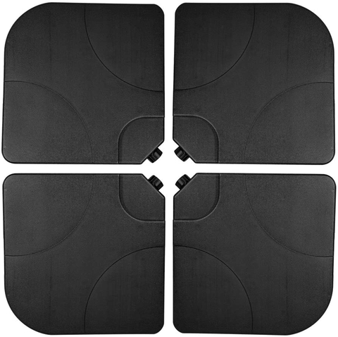 Uplion 4-Piece base Carry Handles Easy-Fill Spouts Connector Hooks UV Stability Patio parasol Offset Stand cantilever umbrella base