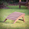 Uplion Outdoor Garden Furniture Eco-Friendly Plastic Adirondack Folding Footstool Adirondack Ottoman