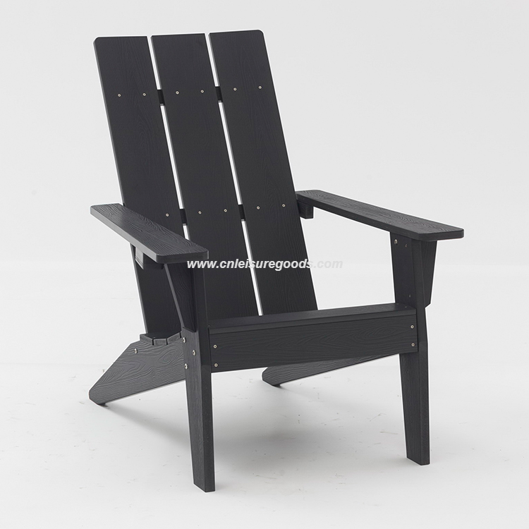 UPLION high quality factory wholesale outdoor garden wood plastic adirondack chair for balcony garden and beach