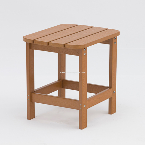 Uplion Outdoor garden patio Side Table plastic wood small modern corner table