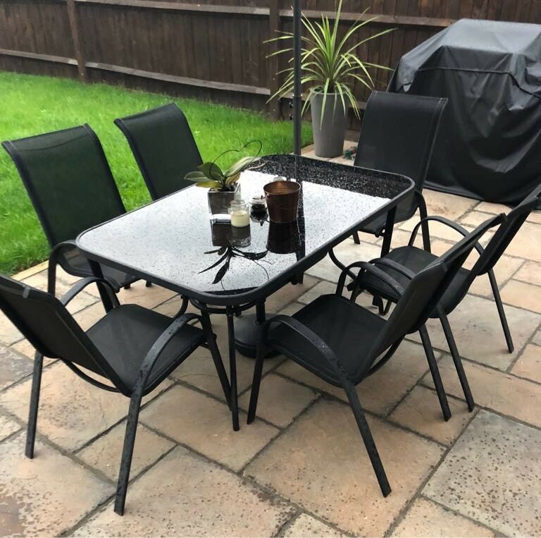 Choice of outdoor balcony tables and chairs