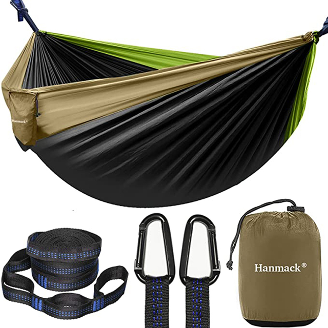 Uplion Camping Hammock for two person Portable Double Hammocks Ultralight 210T Nylon Parachute Hammock