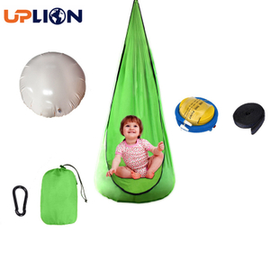 Uplion Indoor and Outdoor Use Hanging Swing Seat Hammock Patio Cotton Child Swing Hammock Chair