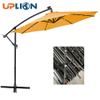 Uplion Sun Garden Parasol hanging with LED solar lights strip lights outdoor umbrella with tilt and crank