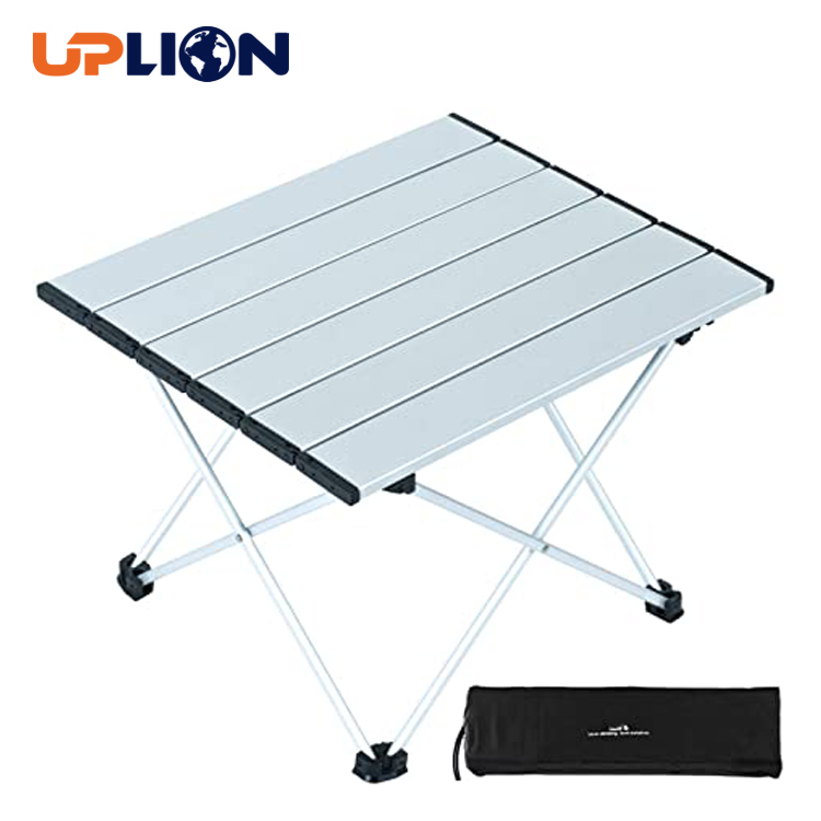 Outdoor camping folding table with carrying bag
