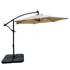 Factory Quality Sunshade Garden LED Umbrella Parasol Patio LED Light Parasol