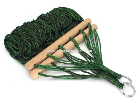 Uplion Mesh Nylon Hammock Portable For Camping Beach Outdoor Leisure Hanging Bed Swing Hammock