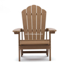 Uplion Modern Plastic Teak Wood Adirondack Chair For Backyard