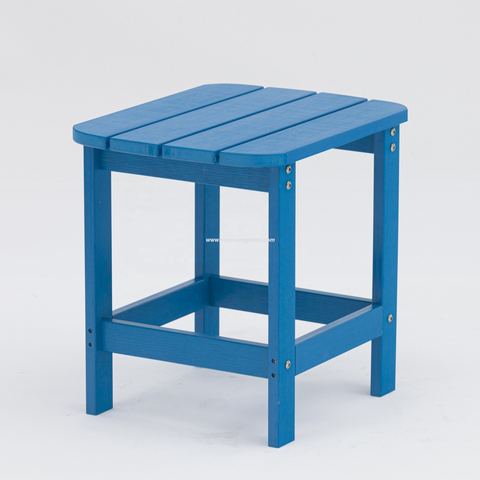 Uplion outdoor modern garden patio durable plastic wood small corner side coffee table