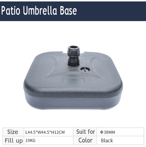 Uplion Wholesale Water Sand Filled Outdoor Umbrella Base Plastic Parasol Base