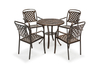 Uplion villa garden Simple and luxurious cast aluminum table and chair furniture set
