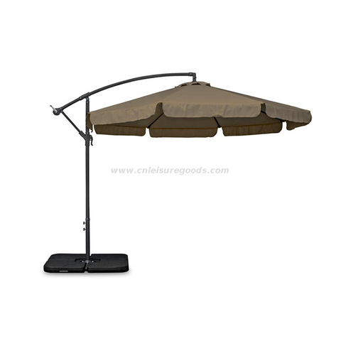Uplion Garden 10FT Wiszacy Parasol Z Falbanami I Patio Parasol Umbrella