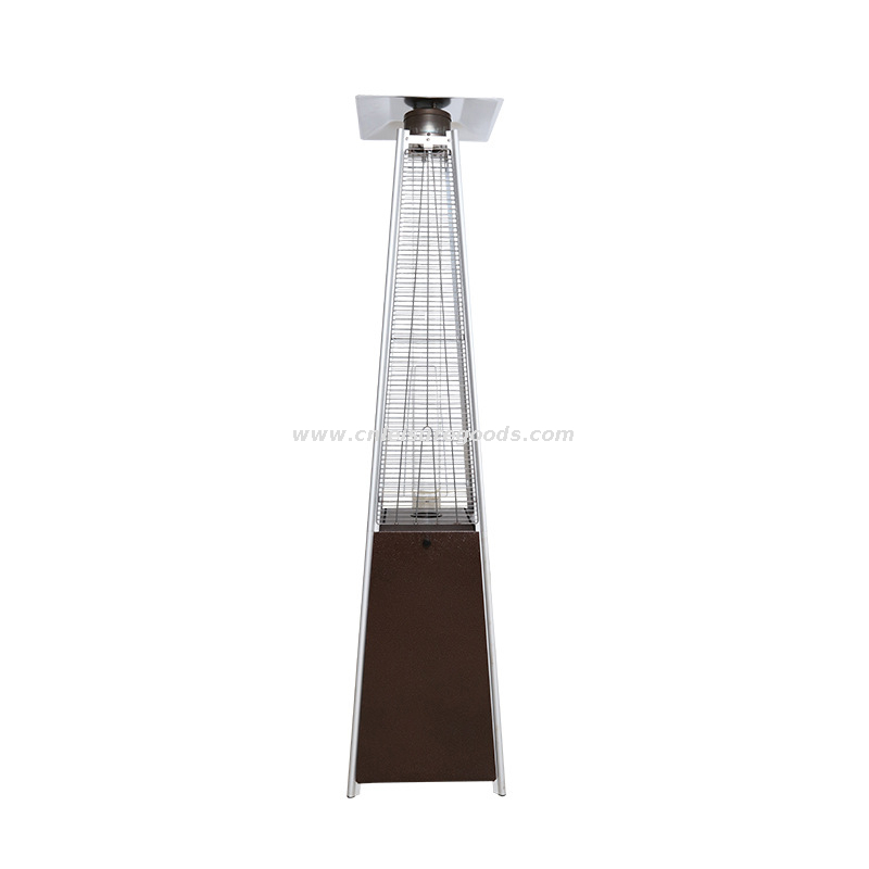 Outdoor Waterproof Tower Type Vertical Windproof Gas Radiant Tube Stainless Steel Courtyard Commercial Quartz Glass Tube Heater