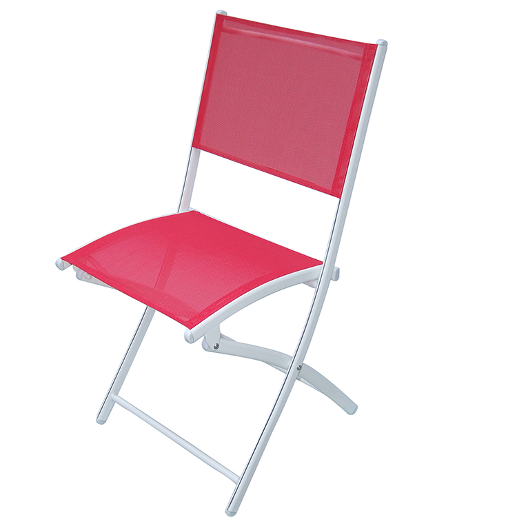 Uplion Garden Furniture Uplion Outdoor steel and fabric sling Garden folding chair