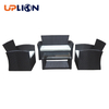 Uplion Modern rattan table and chair set wicker sofa set patio hand woven wicker furniture