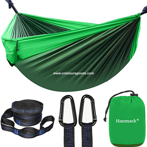 Uplion Camping Two Person Hammock For Outdoors Lightweight Breathable 210T Parachute Nylon Triple Stitched Durability Hammock