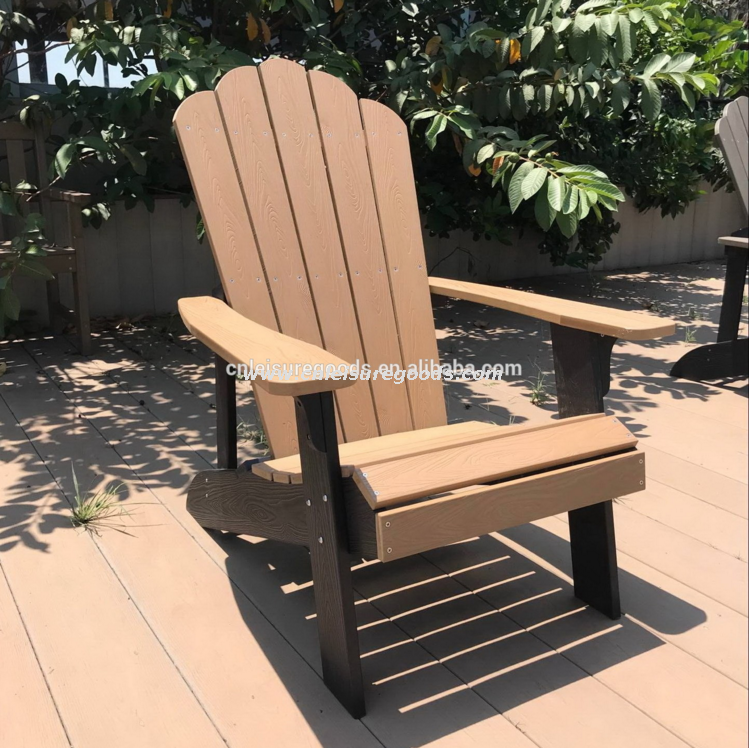 Uplion Outdoor Waterproof Patio Garden Chair Beach Chair Colorful Wooden Adirondack Chair