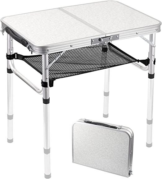 Outdoor portable picnic folding table