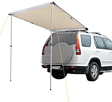 Pull-out roof tent awning UV50+ sunshade outdoor camping car wagon side awning