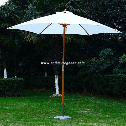 Uplion Luxury Market Street Poolside Wood Frame Drawstring Patio Sun Garden Parasol Table Top Umbrella