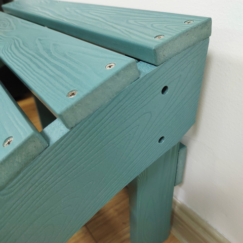 Uplion Kd Weather Resistant For Patio Deck Garden Backyard & Lawn Furniture Adirondack Ottoman Footstool