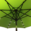 High Quality Led Outdoor Umbrella 3M Waterproof Patio Umbrella Garden Solar Led Light Parasol