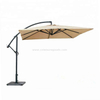 Uplion Luxury Quality Strong UV Waterproof 2.5m Square Outdoor Hanging Parasol Sunshade Umbrella Parasol