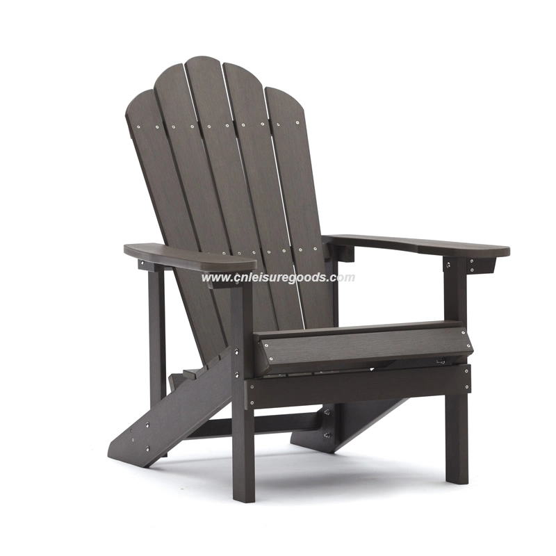 Uplion Factory Price Waterproof Folding Plastic Garden Patio Recycled Adirondack Chair Outdoor