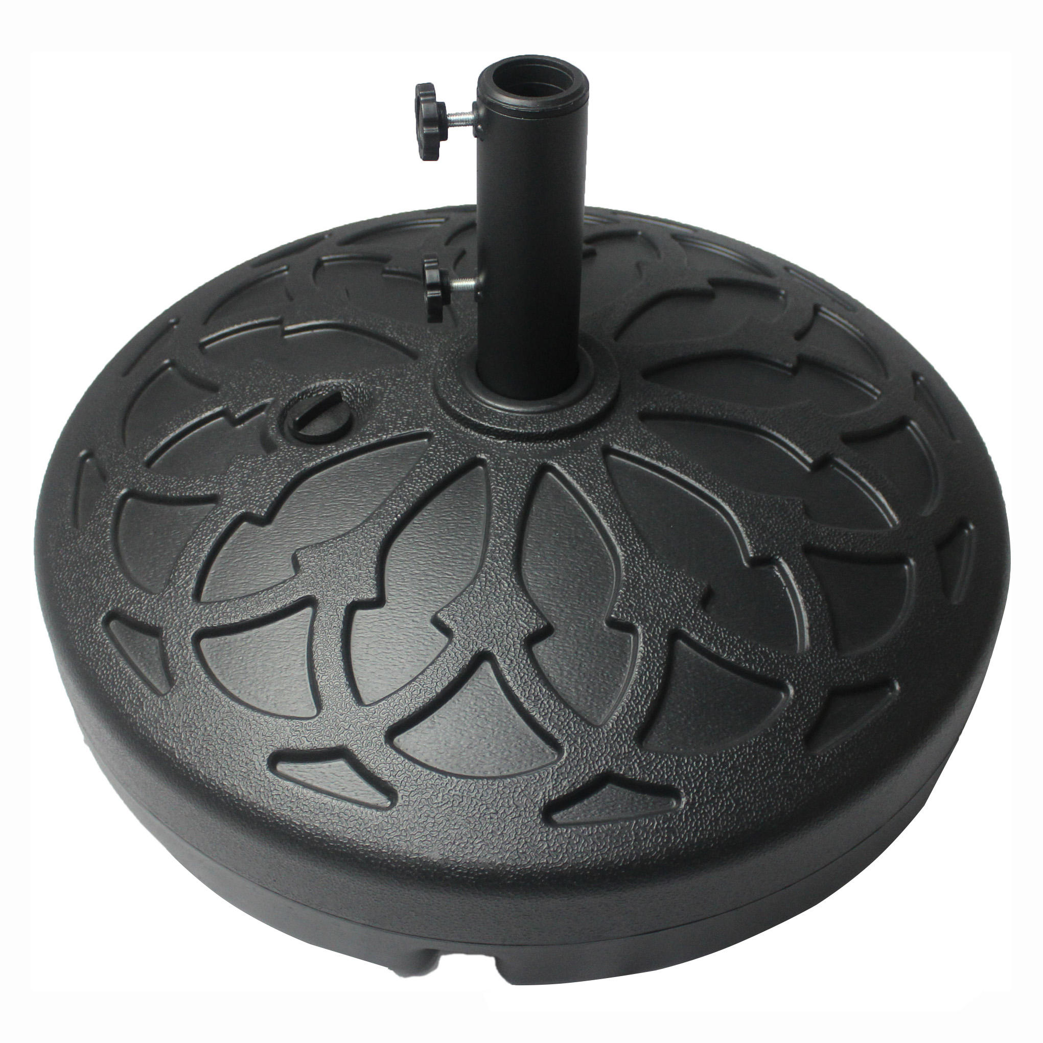 Best Garden Treasures Brown Concrete Filled Resin Umbrella Base