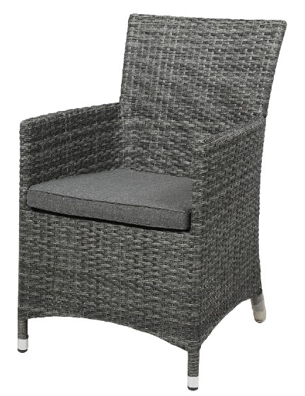 Uplion All Weather Cafe Patio Wicker Chair Outdoor dining Chair Rattan Garden Chair