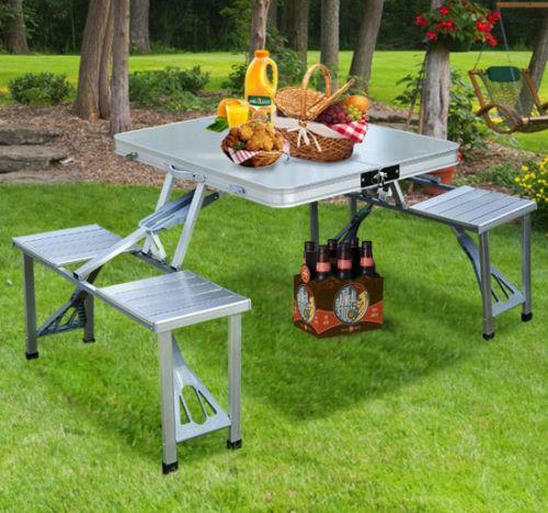 Popular outdoor folding portable camping picnic table