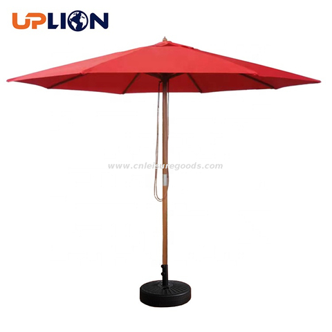 Uplion Market Garden Sunshade Umbrella Parasol 10Ft Outdoor Patio Logo Printed Parasol Umbrella