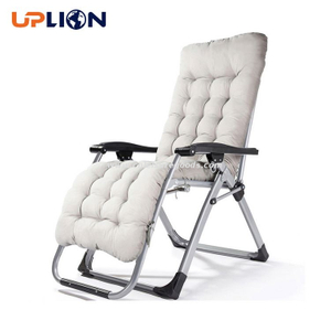 Uplion Soft Folding Outdoor Beach Lounge Chairs Zero Gravity Chairs Adjustable Lounger Chair With Cushion