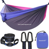 Uplion Camping Two Person Hammock For Outdoors Lightweight Breathable 210T Parachute Nylon Triple Stitched Durability Hammock