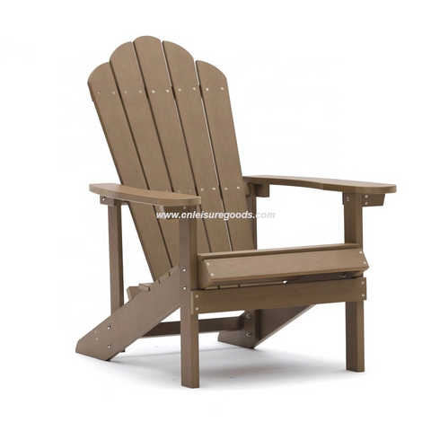 Uplion Factory Price Waterproof Folding Plastic Garden Patio Recycled Adirondack Chair Outdoor