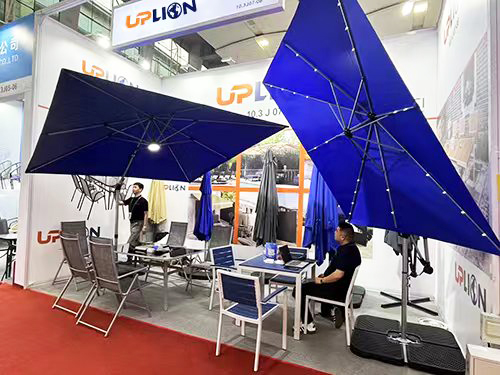 Garden umbrella manufacturing facility