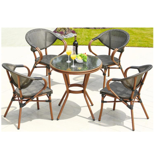 Uplion Wholesale french Bistro bar coffee shop restaurant table and chair set