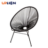 Uplion Outdoor Garden Leisure Steel frame Rattan Chair Bistro Acapulco Chair Egg Shaped Wicker Nest Chair
