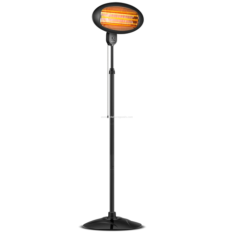 Outdoor Electric Vertical Heater Infrared Garden Heater with Tip-over Switch Patio Heater