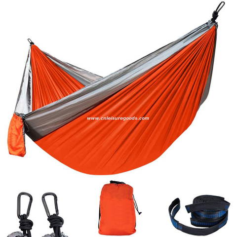 Uplion 210T Nylon Portable Outdoor Parachute Hammock Lightweight Camping Nylon Tent Hammock