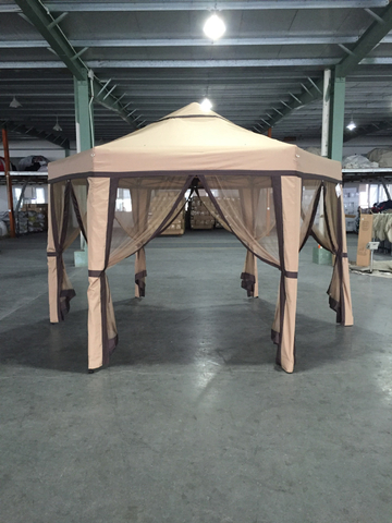 Uplion Luxury wholesale outdoor sunshade gazebo tent folding canopy pop-up gazebo with mosquito net