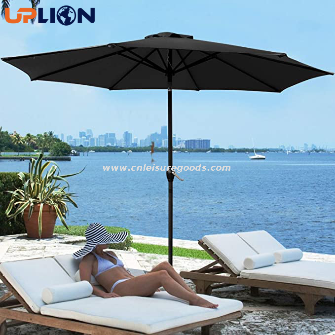 Uplion 10 Ft Big Waterproof Garden Market Table Sun Umbrella Outdoor Balcony Patio Parasol