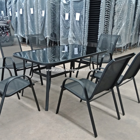 Uplion Garden Furniture High Quality Patio Furniture Rest Metal Tables And Chairs Garden Table And Chairs