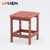 Uplion modern Outdoor Side Table garden deck plastic wood small corner table